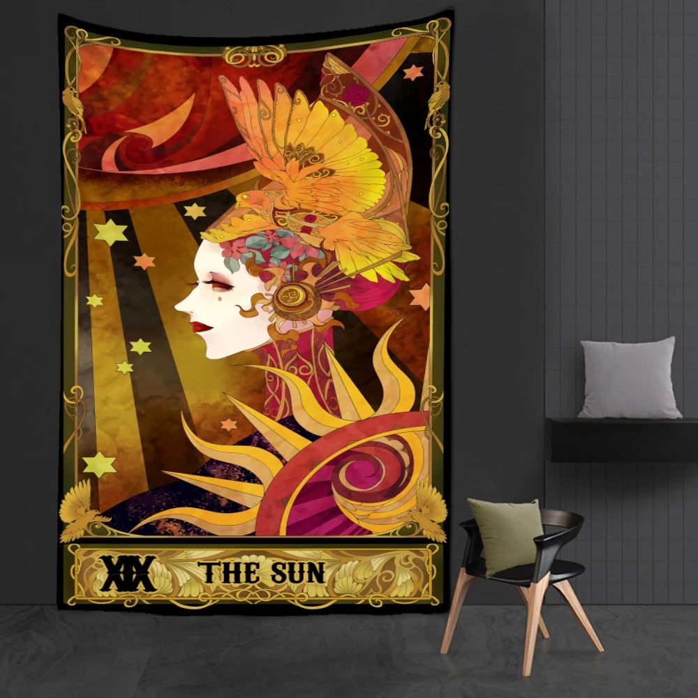 sun tarot wall hanging