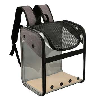 

Outdoor Pet Backpack Strong Bearing Dog Cat Carrier SBS Automatically Lock Ventilated Breathable Space Capsule Foldable Portable