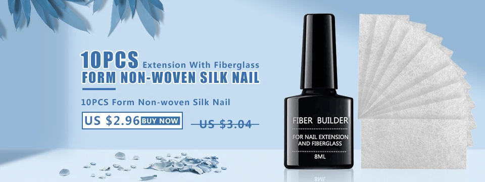 1Bottle Nail Extension Fibernails Fiberglass Gel Acrylic Tips Quick Extension Fibernails DIY Nail Buliding Manicure Tools 8ml