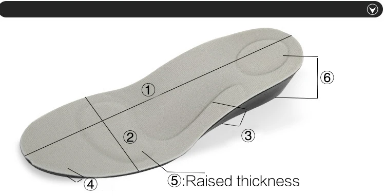 Высота Стельки ортопедические для мужчин/женщин ортопедическая прокладка стельки для ног обувь invisiable arch Поддержка обуви подошва EVA материал