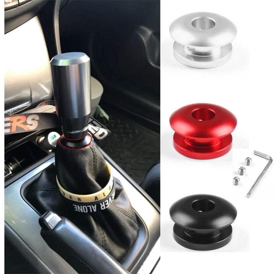 thumbnail interactive-video image 1 of Shift Knob Boot Retainer Adapter 12MM Limiter For Manual Gear Head 1 of 10