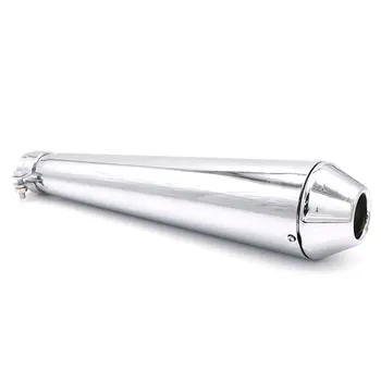 

New Universal Vintage Retro Motorcycle Motorbike Muffler Exhaust Useful Pipe Antiqued Racing Case Silencer