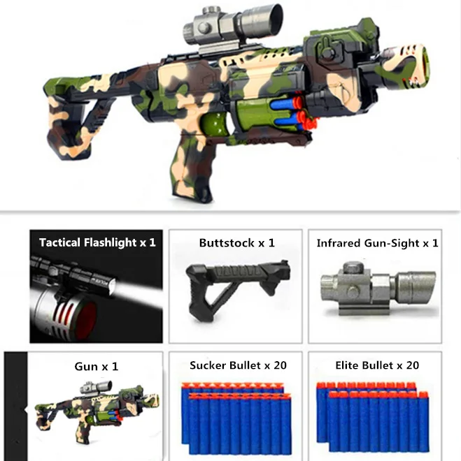 Новый M4 Электрический взрыв мягкой пулей пистолет костюм для Nerf пули игрушечный