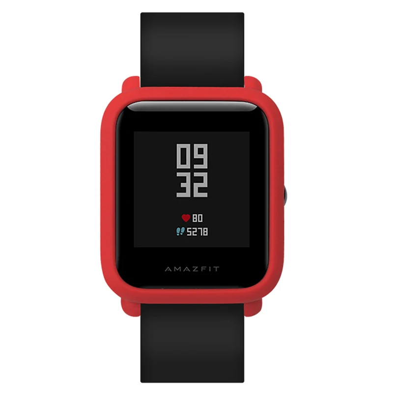 Aabb-рамка Pc чехол для Xiaomi Amazfit Bip Bit Pace Lite Молодежные часы защитная оболочка для Huami Amazfit часы(красный