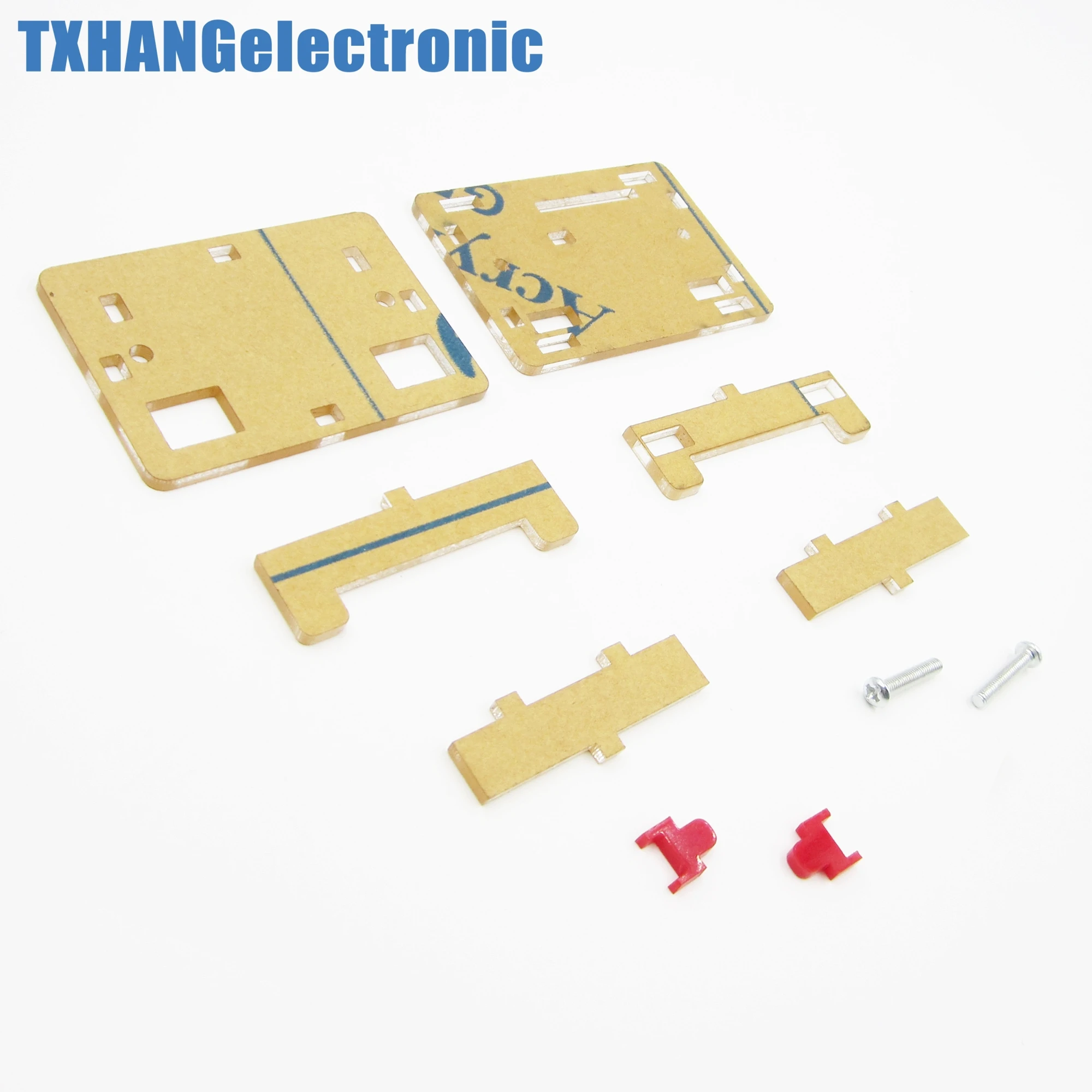

Transparent Acrylic Enclosure Electronics Accessories for 3A DC-DC Buck LCD Monitor Voltmeter