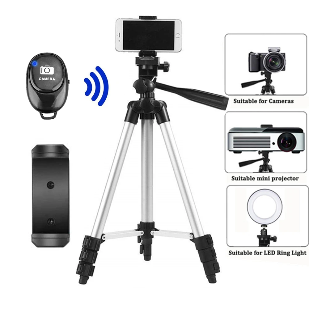 三脚bluetooth 電話一脚ホルダー用iphone三脚用カメラセルフィースティック用互換リモートシャッターリリース Live Tripods Aliexpress