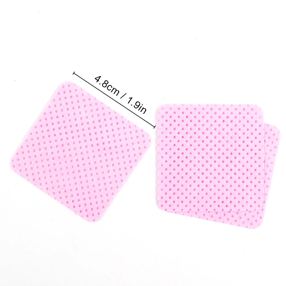 200/400Pcs 보풀이없는 물티슈 코튼 매니큐어 리무버 코튼 물티슈 UV 젤 팁 클리너 종이 패드 아트 청소 매니큐어 냅킨
