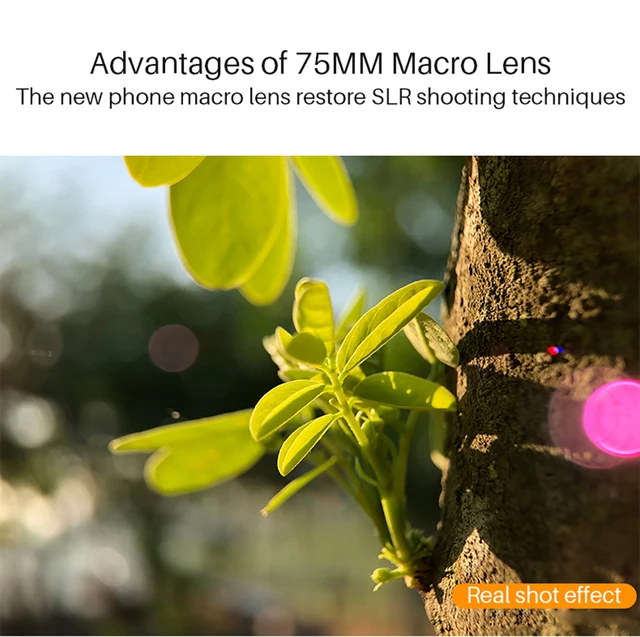 Objectif macro pour téléphone portable Ulanzi 75 mm 1678 – Ulanzi De