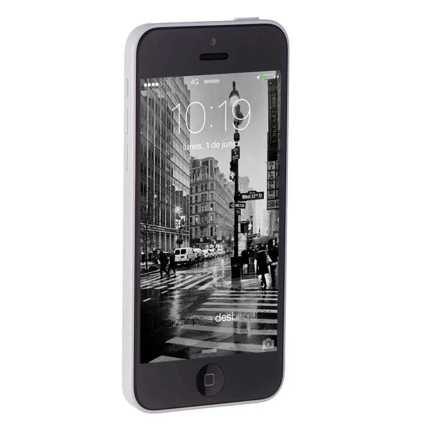 Blanco Отремонтированный Apple iphone 5C ram 1G rom 8G 16& 32 iOS iphone 5c двухъядерный Сенсорный экран wifi gps GSM HSDPA 8mpix камера 4,0 iphone 5c - Цвет: Blanco