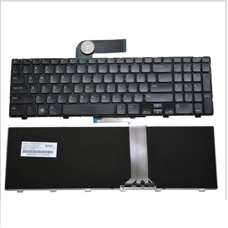 Asunflower Клавиатура для ноутбука Dell Inspiron 15R N5110 M5110 N5110 M511R M501Z черная сменная Клавиатура для ноутбука США