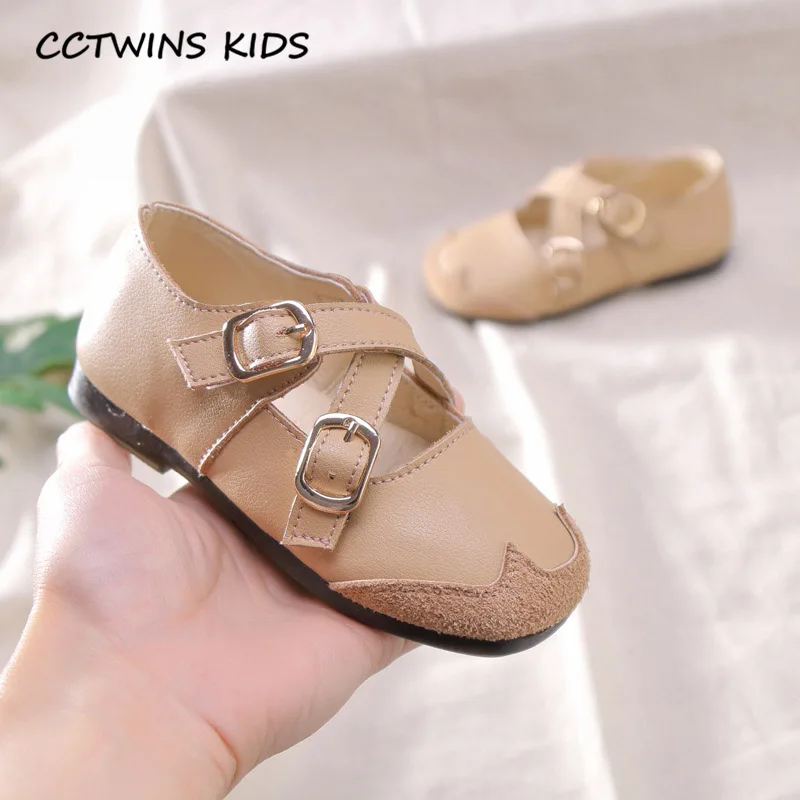 CCTWINS/детская обувь; коллекция года; сезон осень; детская модная Праздничная обувь принцессы; детская обувь из искусственной кожи на плоской подошве; Брендовая обувь Mary Jane для маленьких девочек; GM2517