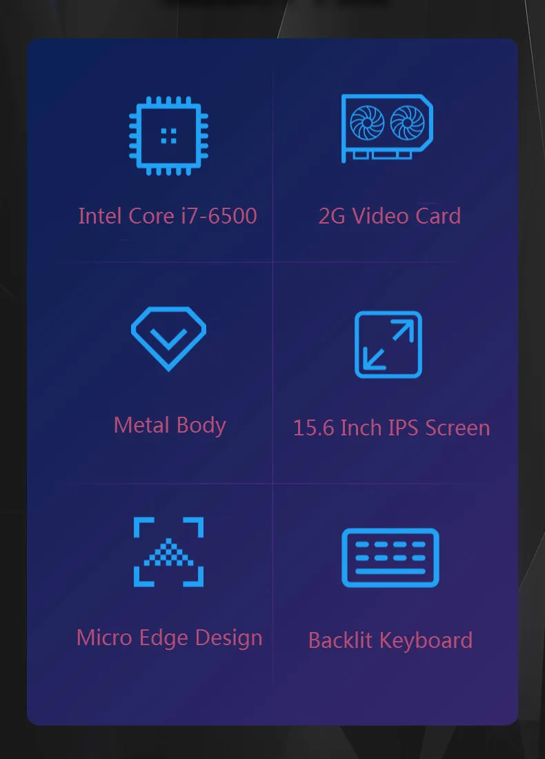 I7-6500U, 4G ram, ноутбук Intel, заказной лазерный логотип, 15,6 дюймов, 1080P ips, NVIDIA GeForce 940 M, клавиатура с подсветкой, игровой ноутбук
