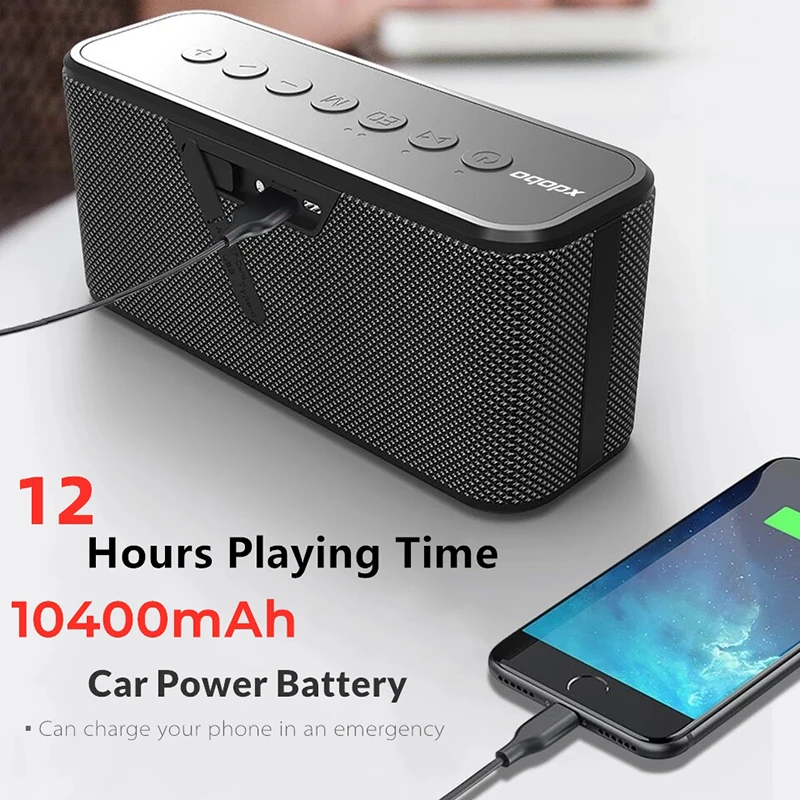 XDOBO X8 Plus Wireless Bluetooth Speaker Portable Sound Column 80W Subwoofer for Mobile Phone Charging