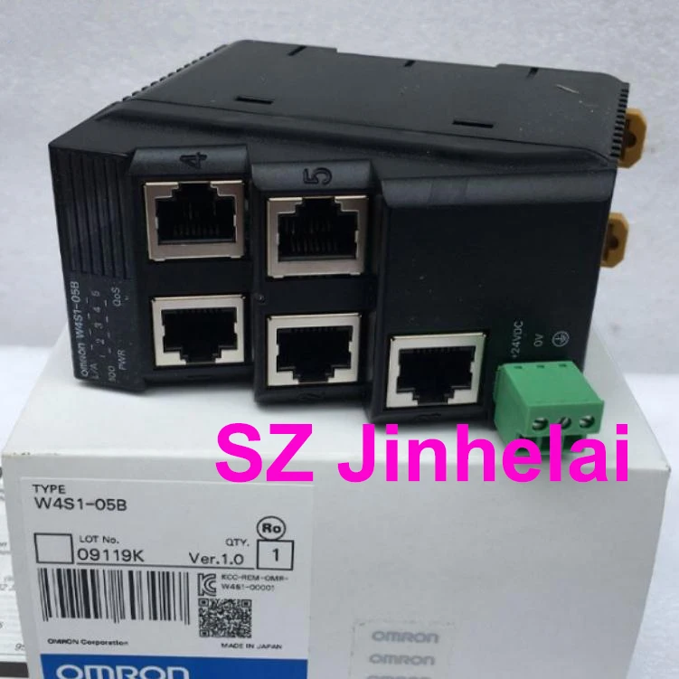 OMRON W4S1-05B подлинный Ethernet модули 5 Порты и разъёмы коммутатор Ethernet