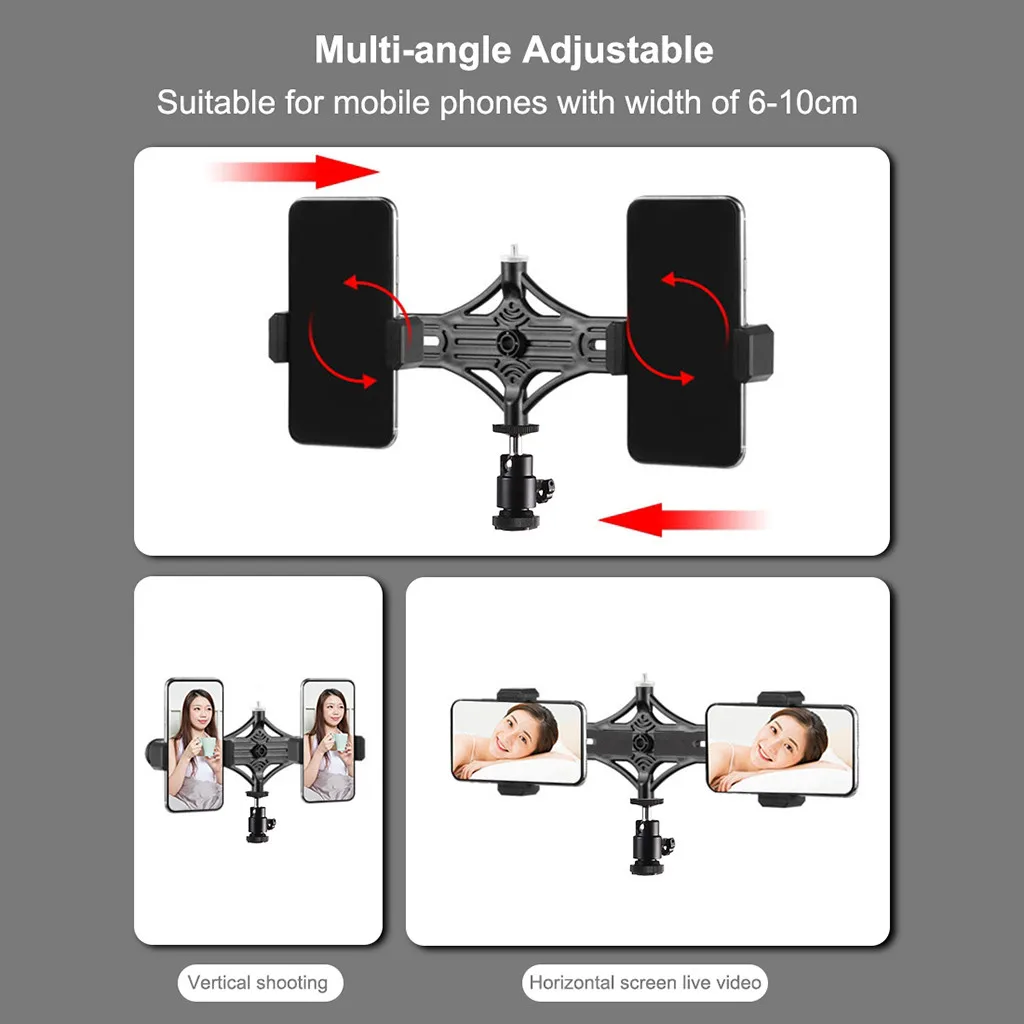 10 дюймовое светодиодное кольцо для селфи с регулируемой яркостью USB кольцевая