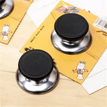 1PCS Kitchen Appliance Knob Cover Glass Kitchen Pot Lid Top Handle Stainless Steel+Plastic Knob For Cooking Tools