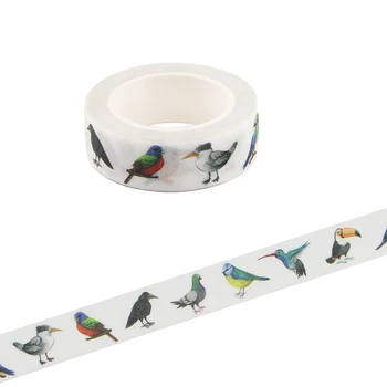 

Ransitute R1205 Animal Bird Matte Surface High Quality DIY Tape Paper Office Stationery School Supply Tapes