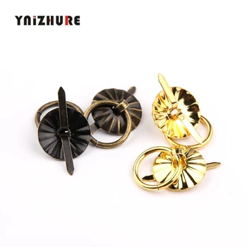 

20pcs 18*20mm Small Sun Hand Metal Handle Drawer Pull Handles Small Wire Gold&Bronze Pulls Loop Handle