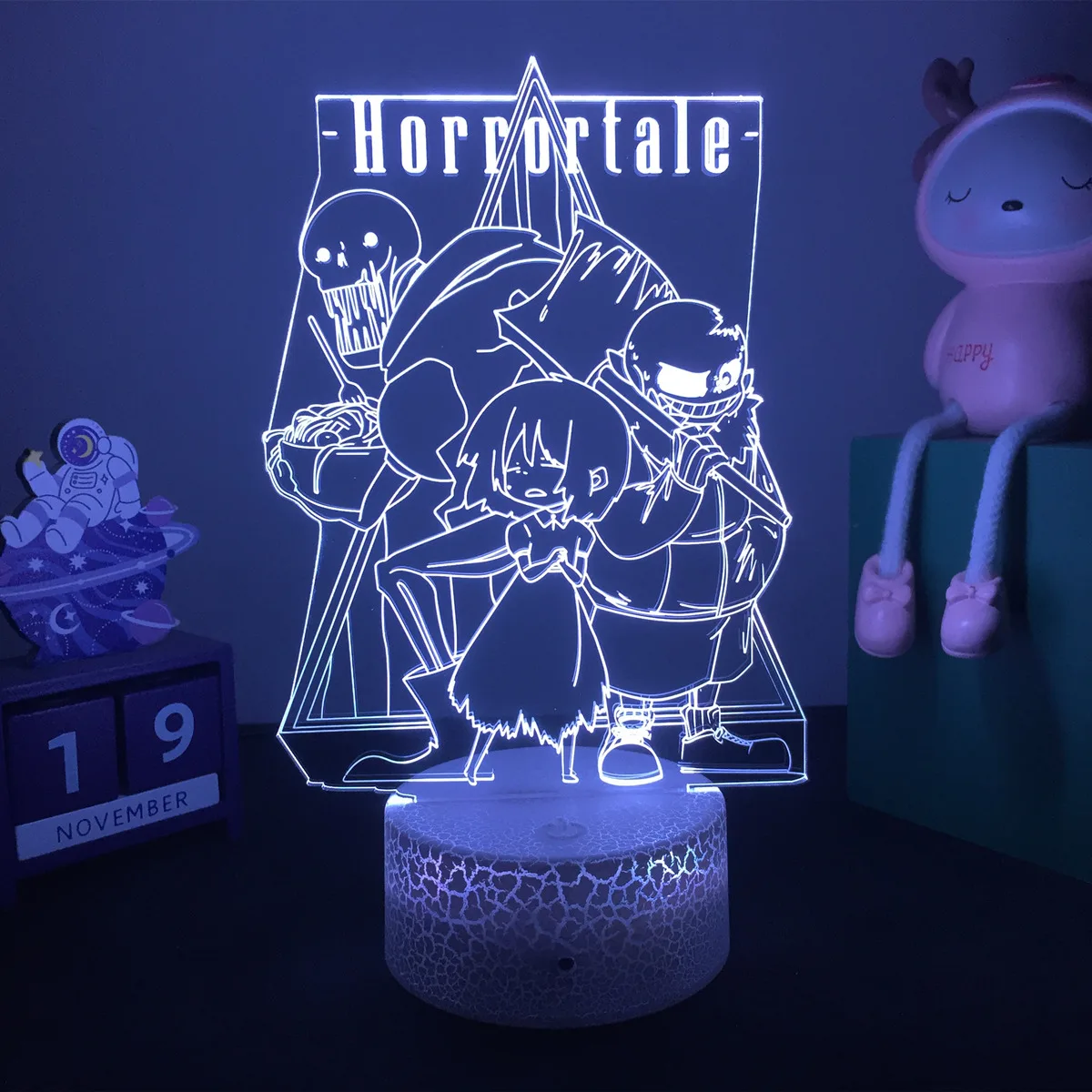 holiday nights of lights Hot Game Undertale LED Table Lamp Figure Sans And Frisk 3D night light for Bedroom Decoration xmas gift anime lamp 3d night light