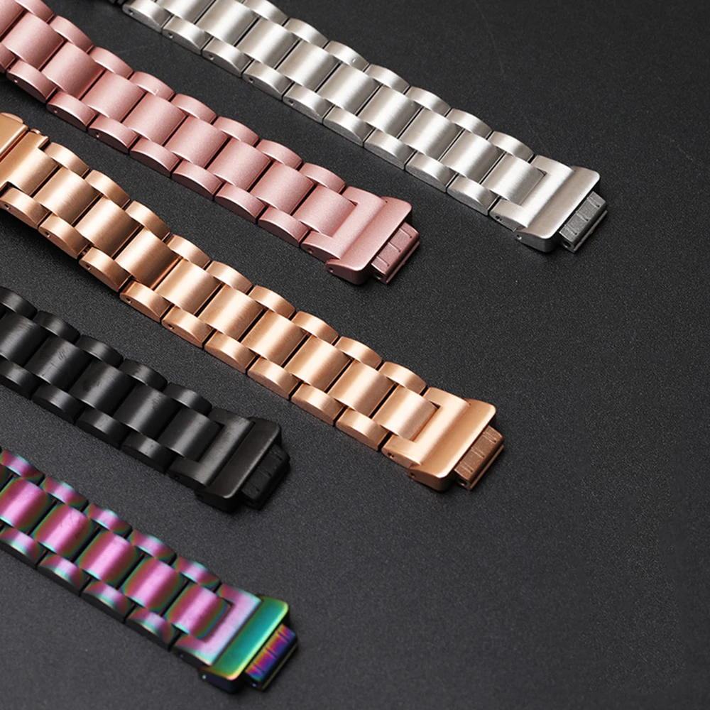 UEBN для Fitbit Inspire HR band Замена классический металлический браслет из нержавеющей стали для Fitbit Inspire ремешки для часов