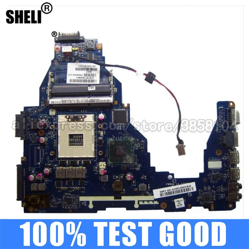 

SHELI for TOSHIBA C660 C665 Motherboard K000124370 LA-7202P DDR3 PAVILION Intel Integrated