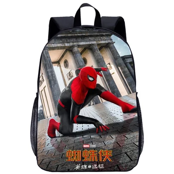 

Spider-Man Printed School Bag Far From Home Backpack Kids Back Pack Primary School STUDENT'S Youth Hot Selling Men Women