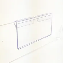 H4cm Пластик ценник знак этикетка Дисплей полка держателем