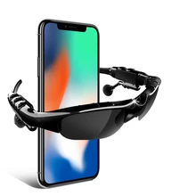 2 в 1 Bluetooth гарнитура с очками наружные наушники музыка с стерео беспроводные наушники с анти UV400 поляризационные линзы