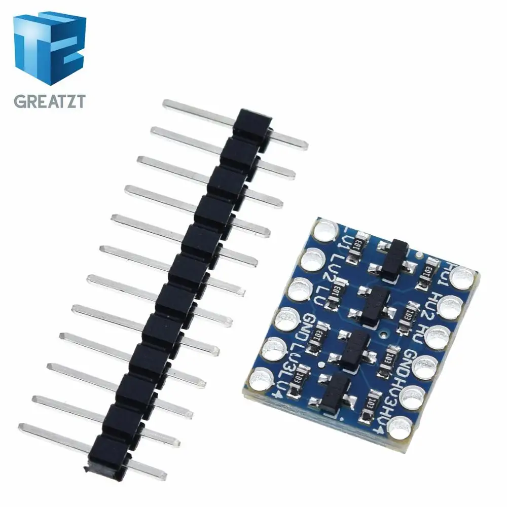 GREATZT 10 шт. 4 канальный преобразователь логического уровня IIC I2C двунаправленный