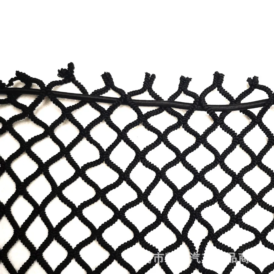 General-Purpose Fully Elasticity Car Roof Luggage Net Trunk Debris Storage Net Bag 120 X 100cm with 4 Hooks