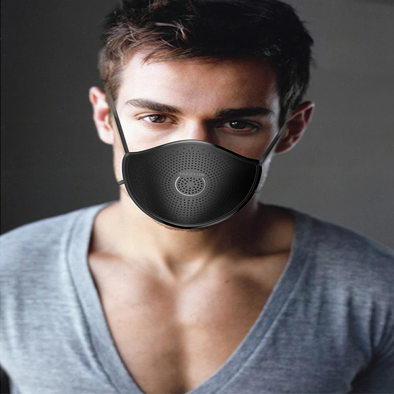 KN95 Industrial Dustproof Silicone Mask, Washable Reusable Filter With Breathing Valve, Virus Protection Adult Fashion Mascara
