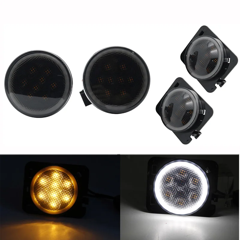 العنبر LED الجبهة بدوره مصباح إشارة الضباب الخفيف...