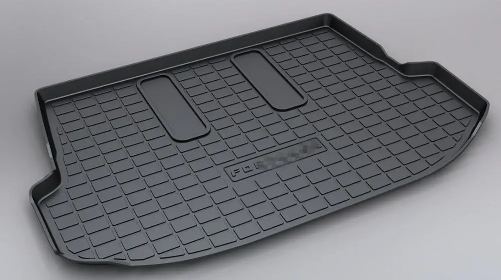 

SJ ALL Weather TPO Car Trunk Mats Tail Boot Cargo Liner Cover Rear Cargo Tray Luggage Pad For Toyota FORTUNER 2009-2013 14 2015