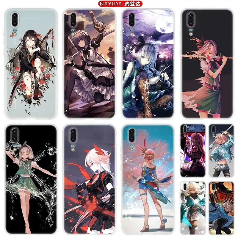 Чехол для телефона Huawei P40 P10 P20 P30 Lite Plus Pro P8 P9 P Smart Z 2019 чехол со звездой аниме девушка