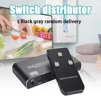 

2 In 2 Out HDMI 2.0 Switcher HDMI Distributor 2X2 4K 60HZ 3D Splitter for PC Laptop LFX-ING