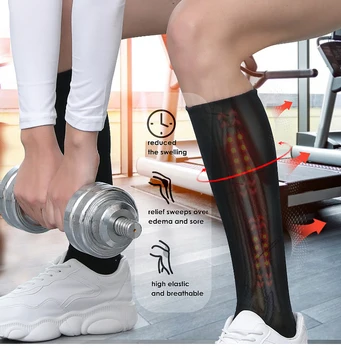 

6 pairs Men Elastic Outdoor Compression Magic Stockings Medical Fitness Sport Camping Soccer Stocking Protect Feet Health