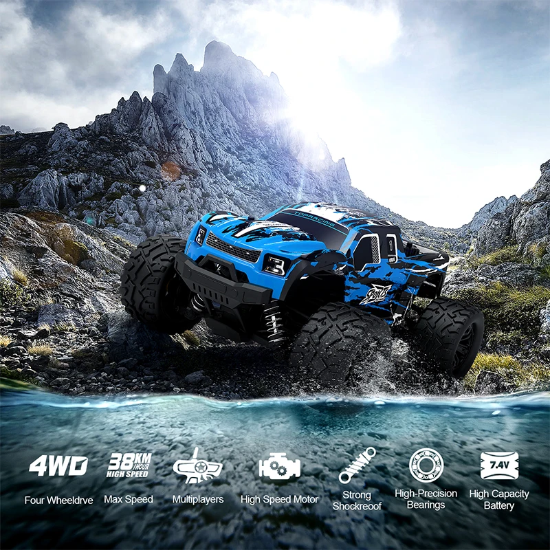 Скоростной Радиоуправляемый Дрифт автомобиль EC08 4WD 1:18 2.4GH 38 км/ч супермощные