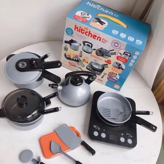Игровой домик, кухонная игрушка, детский Кук, кулинарная модель, набор кухонной посуды, 36 шт., посуда