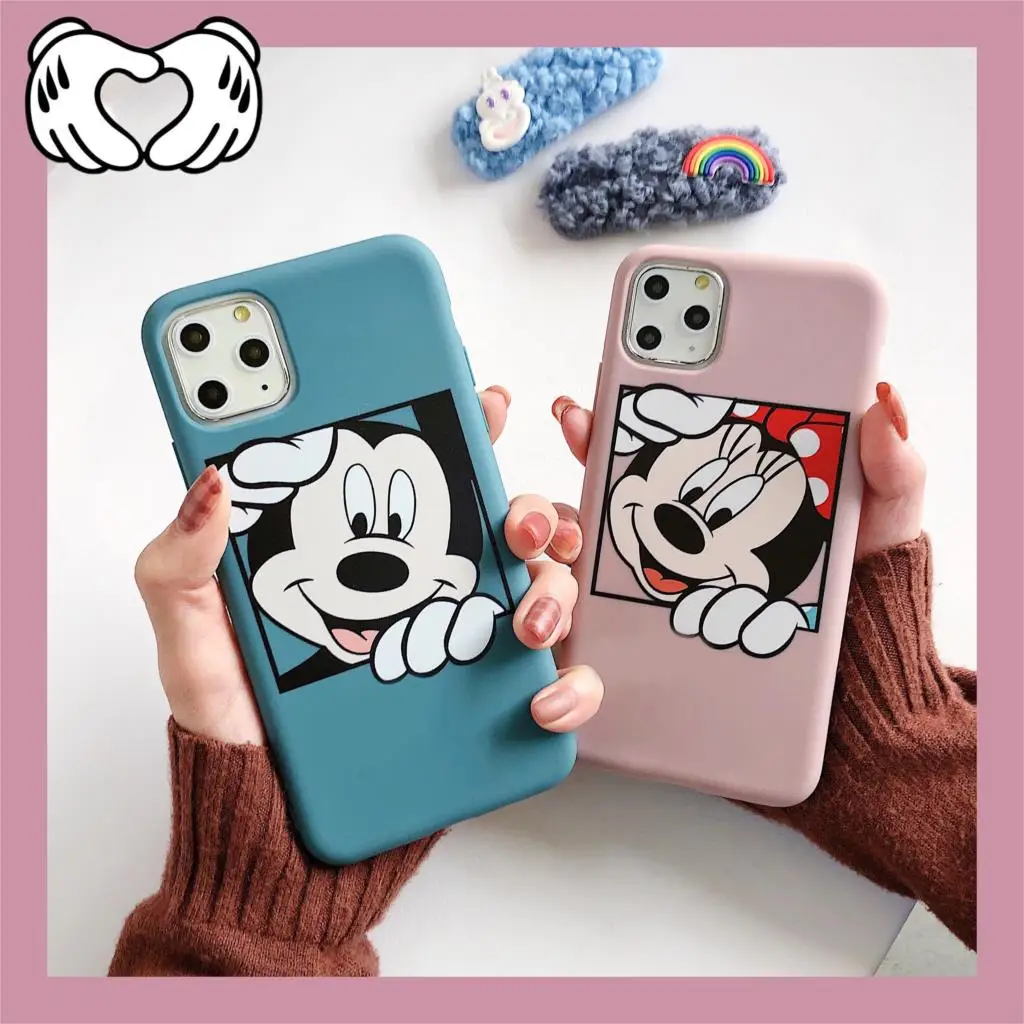 

Luxury Cute Protect Soft TPU Case For iPhone 5 5S SE 6S 8 7 6 S Plus Matte Back Coque For iPhone 11 Pro X XS Max XR Cartoon Case