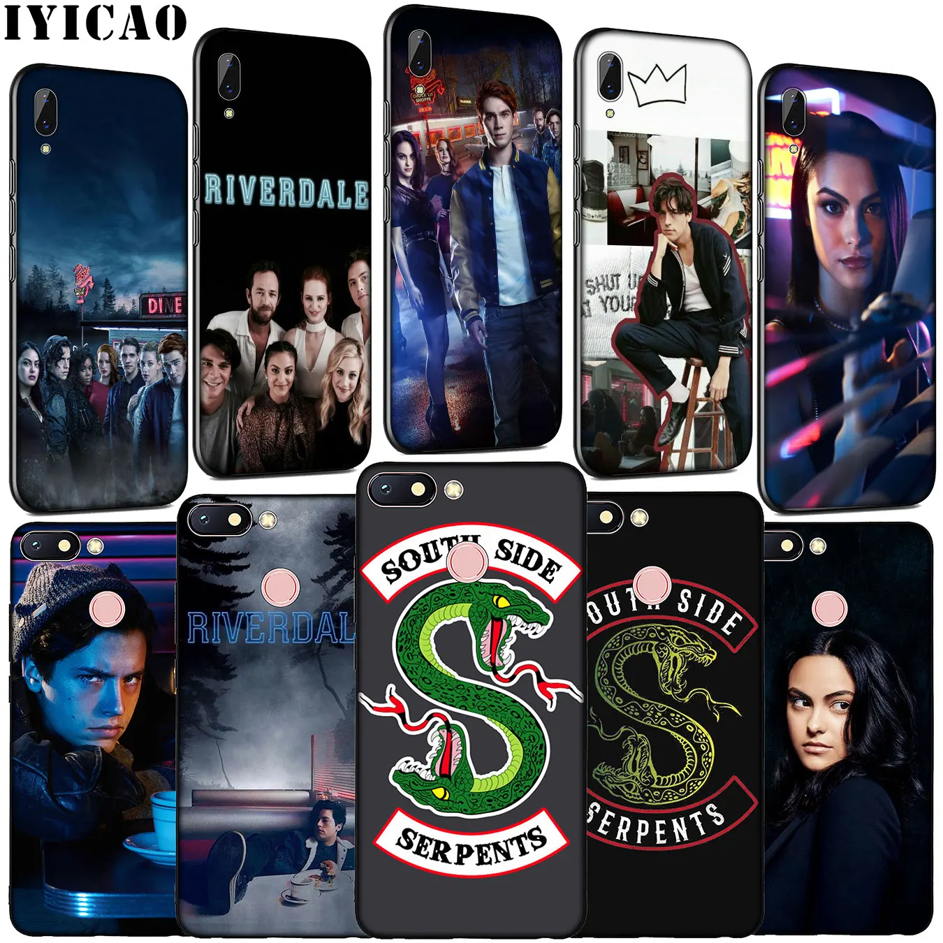 IYICAO American TV Riverdale Soft Silicone Phone Case for Xiaomi Redmi Note 8 8T 8A 7 7A 6 6A 5 5A K30 K20 Pro GO S2 Cover |