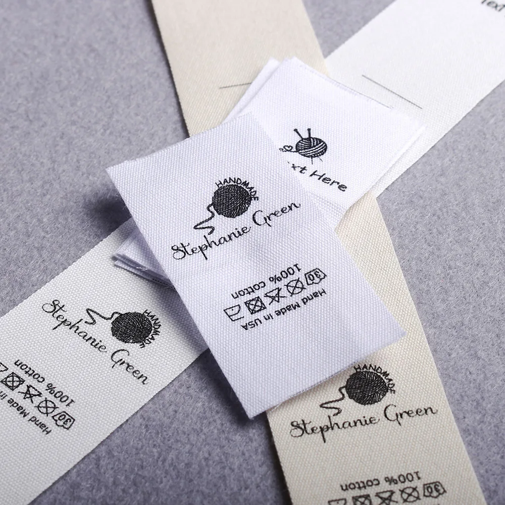 30*60mm Cotton With or Text Sewing accessori Label,tags for knitted things,Custom,Personalizada,handmade label,gift tags