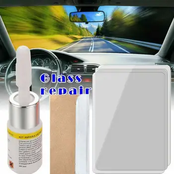 

2 NEW Car Windshield Repair tool DIY Window Repair Tools Windscreen Glass Scratch Crack Restore Window Screen Resin+Blade+Strips