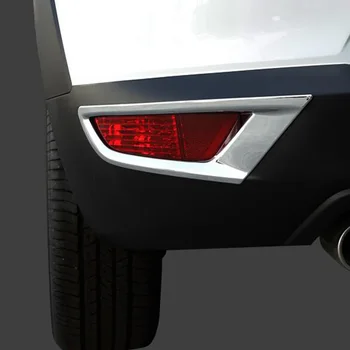 

For Mazda CX-3 CX3 2016 2017 2018 Chrome Rear Reflector Fog Light Lamp Foglight Cover Trim Bumper Molding Frame Bezel Decoration