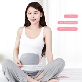 

New Women Warm Uterus Belt Menstruation Big Aunt Stomach Pain Artifact Heating Moxibustion Warm Uterus Massage Belt
