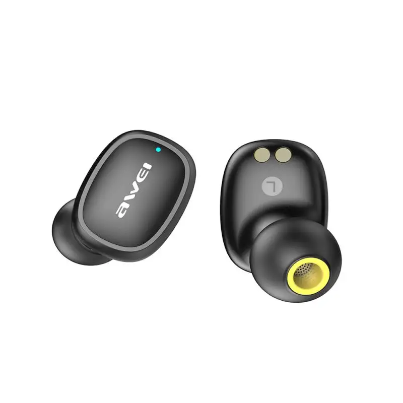 Newset AWEI T13 TWS Wireless Bluetooth Earphone Sport Handsfree Headset Earbuds With Microphone HD Stereo Headphones