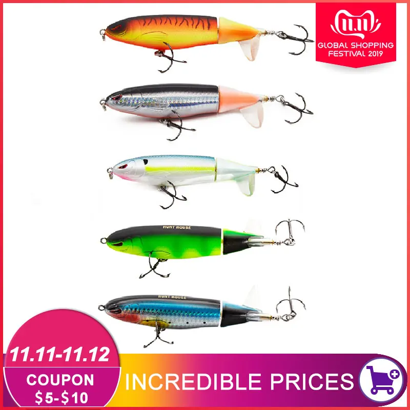 Hunthouse Whopper Plopper 5 шт./лот 90 мм 110 мм 130 мм Поппер приманка leurre whopper