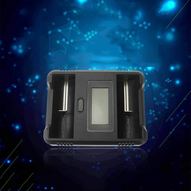 FFYY-Dual Solts умный светодиодный дисплей зарядное устройство защита от короткого замыкания для 26650 18650 17670 16340(Cr123A) Aa Aaa