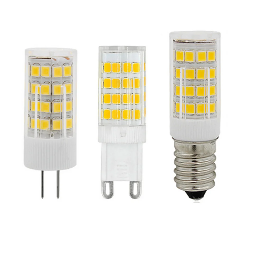 Mini G9 led bulb G4 E14 220v 5w 7w 9w 12w 33 51 75 86pcs leds smd 2835 Ceramic body light warm/cold white Spotlight | Освещение