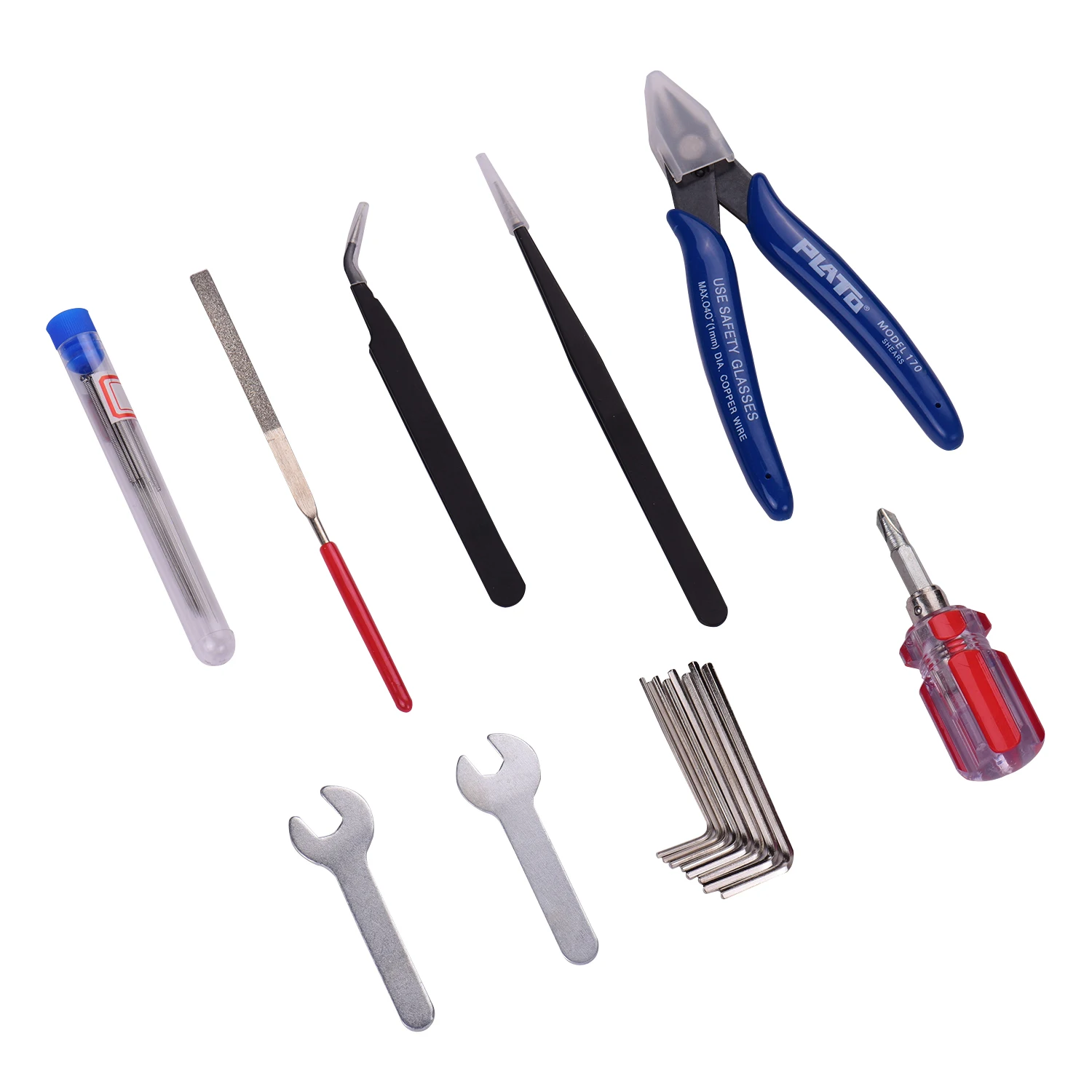 Aibecy 25 Piece 3D Printer Model Tools Removal Kit Screwdriver+File+Cleaning Needle+Wrenches+Tweezers+Pliers for Printing | Компьютеры и