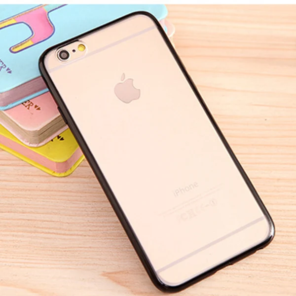 Прозрачный Акриловый чехол для телефона iPhone X XR 6 6p 7p 8p широкий боковой цвет все включено защита от падения задняя крышка